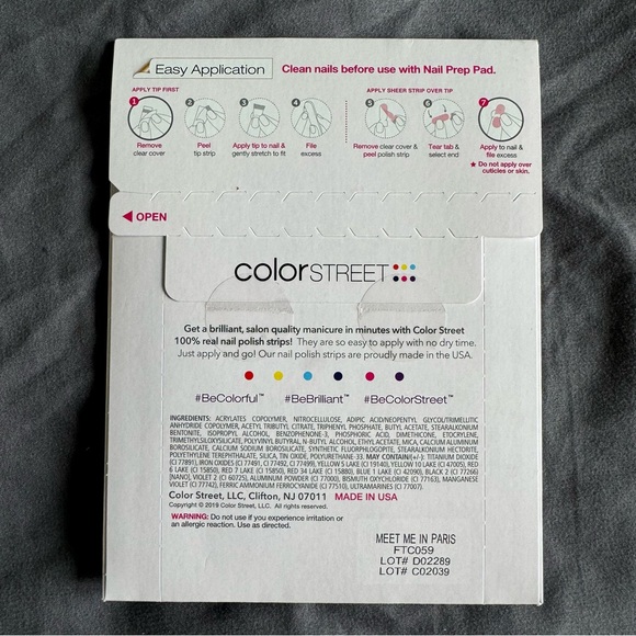 Color Street: Meet Me in Paris | White French Tips Classic Minimalist Neutral - Picture 4 of 12